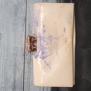 Flawed! Ted Baker London Pink Patent Kisslock Wallet